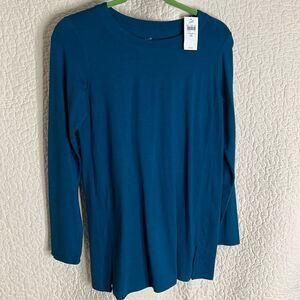 NWT J.Jill Luxe Supima Forward Seam Tunic